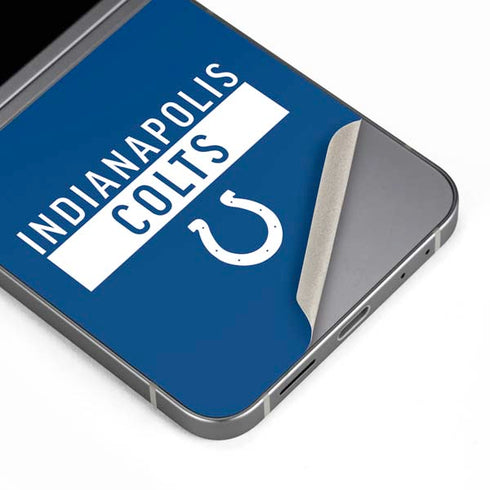 NFL Indianapolis Colts Blue Performance Series Galaxy Z Flip6 Skin